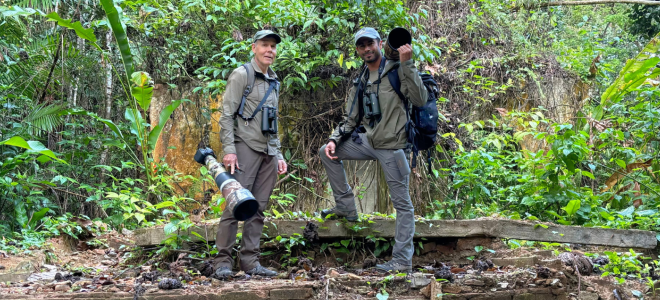 Russell Thorstrom and Julio Gallardo in Brazil