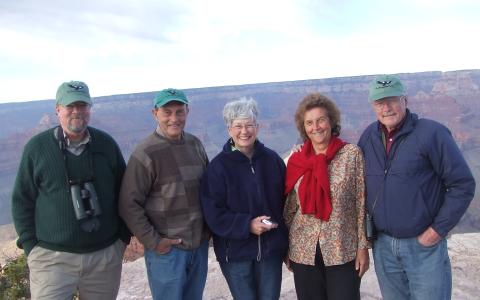 A small group of The Peregrine Fund's Board of Directors