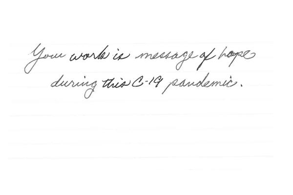 note from a member