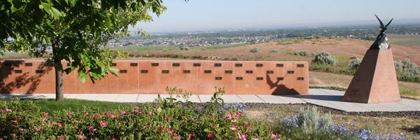 Wall of Remembrance at the Archives of Falconry