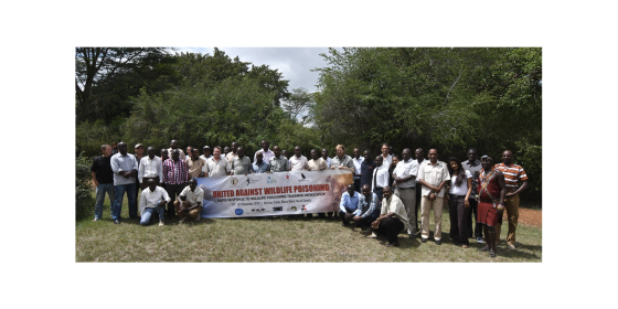 Group photo of participants in Wildlife Poisoning Response Training