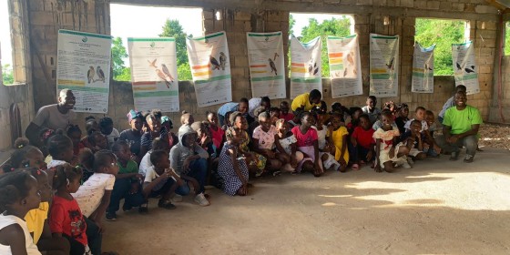 Children participating in an educational activity