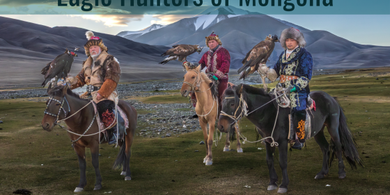 Eagle Hunters of Mongolia by Bill Saltzstein